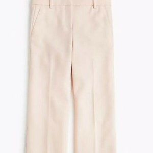 NWT J.CREW Peyton high- rise wide-leg pant in Subtle Pink Size 8 NWT $98 J5634